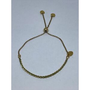 Argento Vivo 541448GGRN Bracelet Gold-Plate Over Sterling Silver MSRP $68 NM243